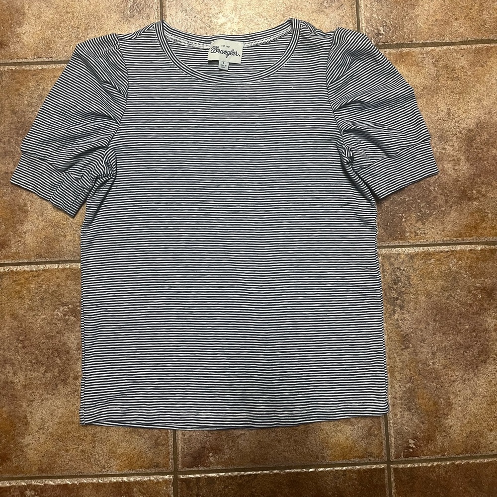 Womens striped wrangler top